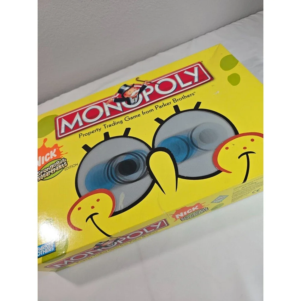 Hasbro Nickelodeon Spongebob Squarepants Monopoly Collectors Edition Complete